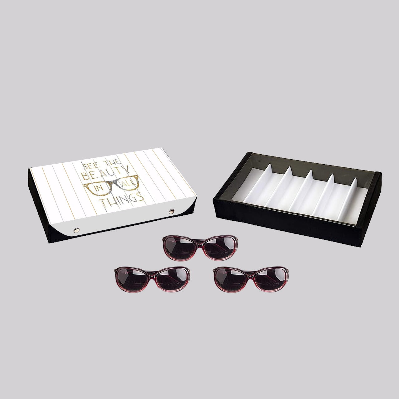 Sunglass Goggles Eyewear Storage Box