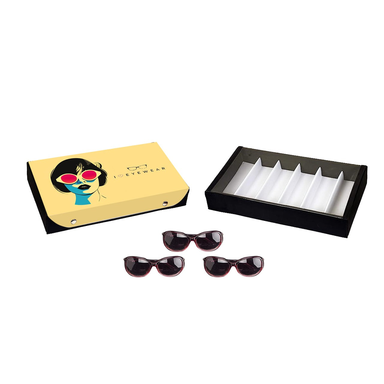 Sunglass Goggles Eyewear Storage Box